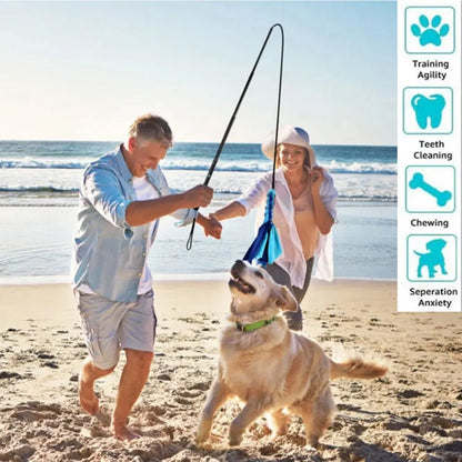 ChaseFlex – Retractable Flirt Pole & Interactive Dog Training Toy