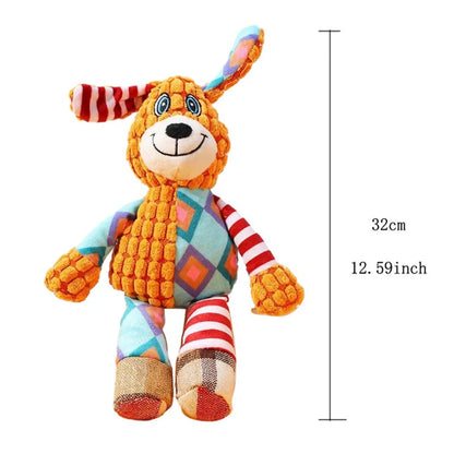 Splicing Plush Squeaky Pet Toy