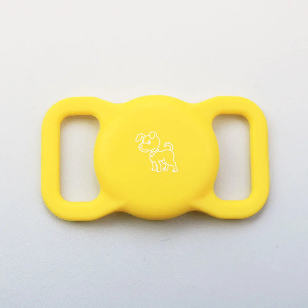 GlowPaw Silicone AirTag Holder for Cat & Dog Collars