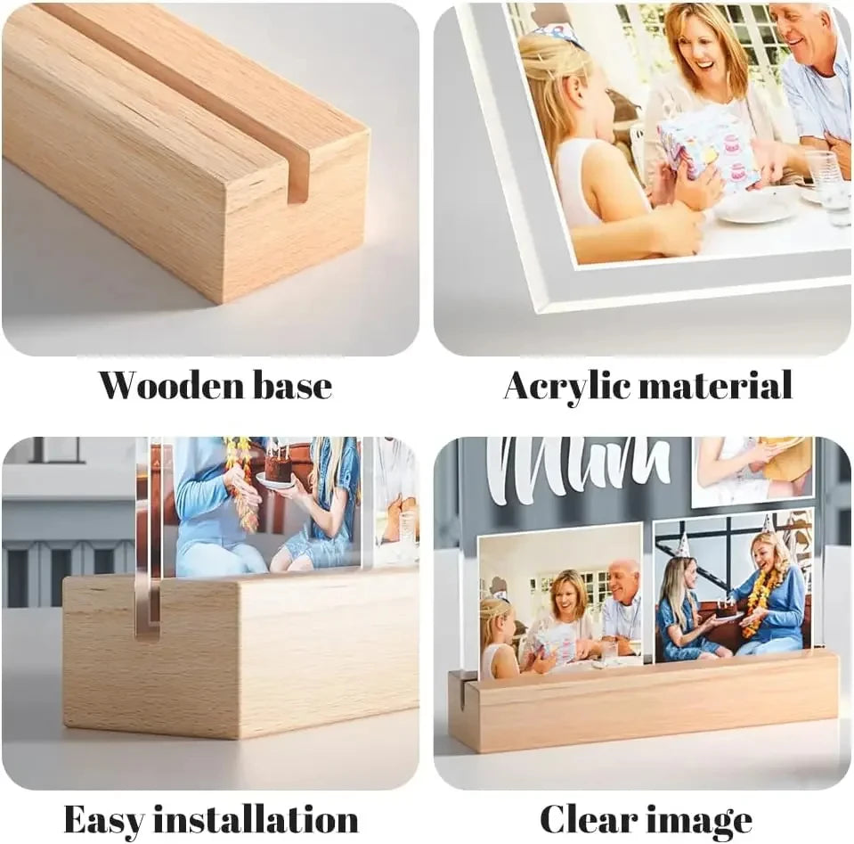 ✨ The GlowPaw – Personalized Pet Portrait Acrylic Lamp