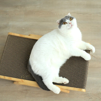 Wooden Cat Scratcher