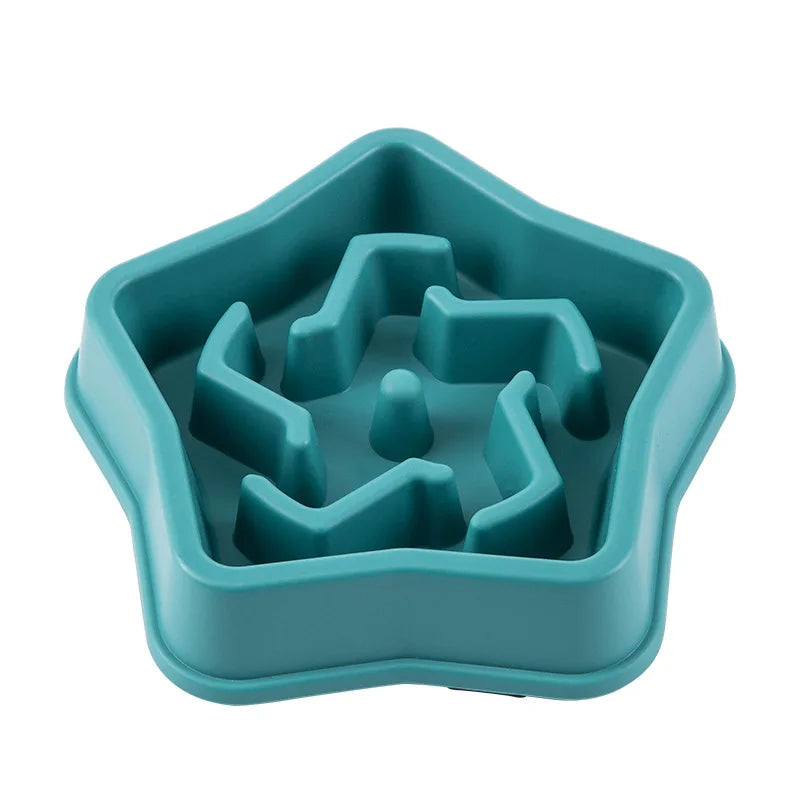 Pet Slow Feeding Bowl - Anti-Choking, Non-Slip Bowl for Cats & Dogs