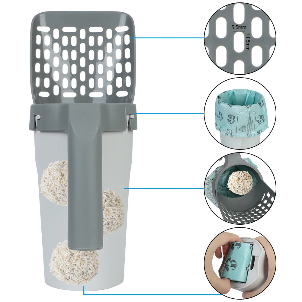Self-Cleaning Cat Litter Scoop