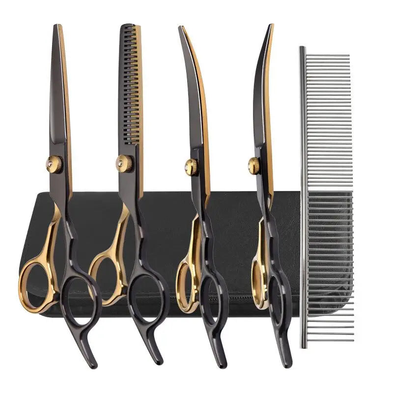Professional Pet Grooming Scissors Kit
