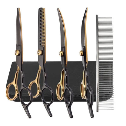 Professional Pet Grooming Scissors Kit