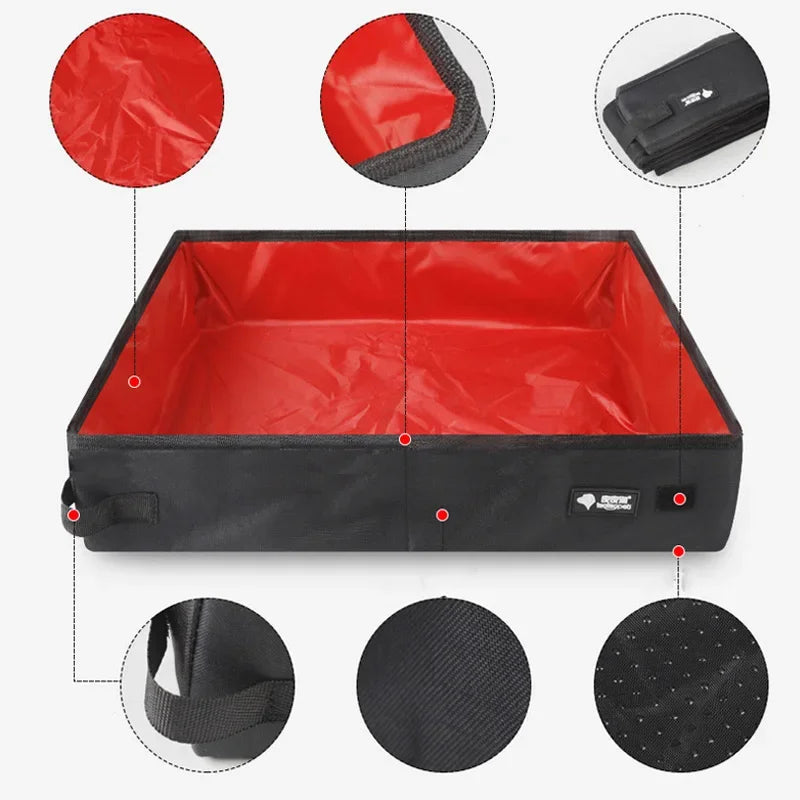 Portable Folding Cat Litter Box