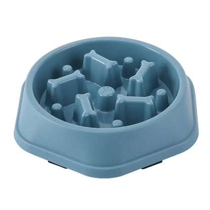 Pet Slow Feeding Bowl - Anti-Choking, Non-Slip Bowl for Cats & Dogs