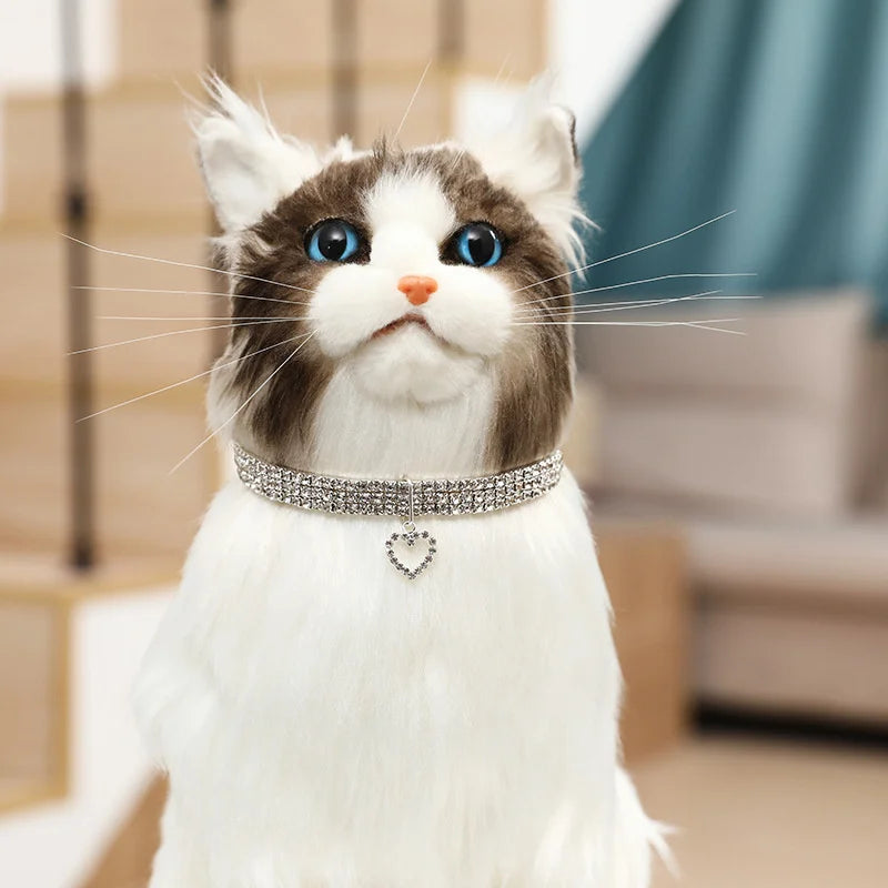Elegant Rhinestone Pet Collar