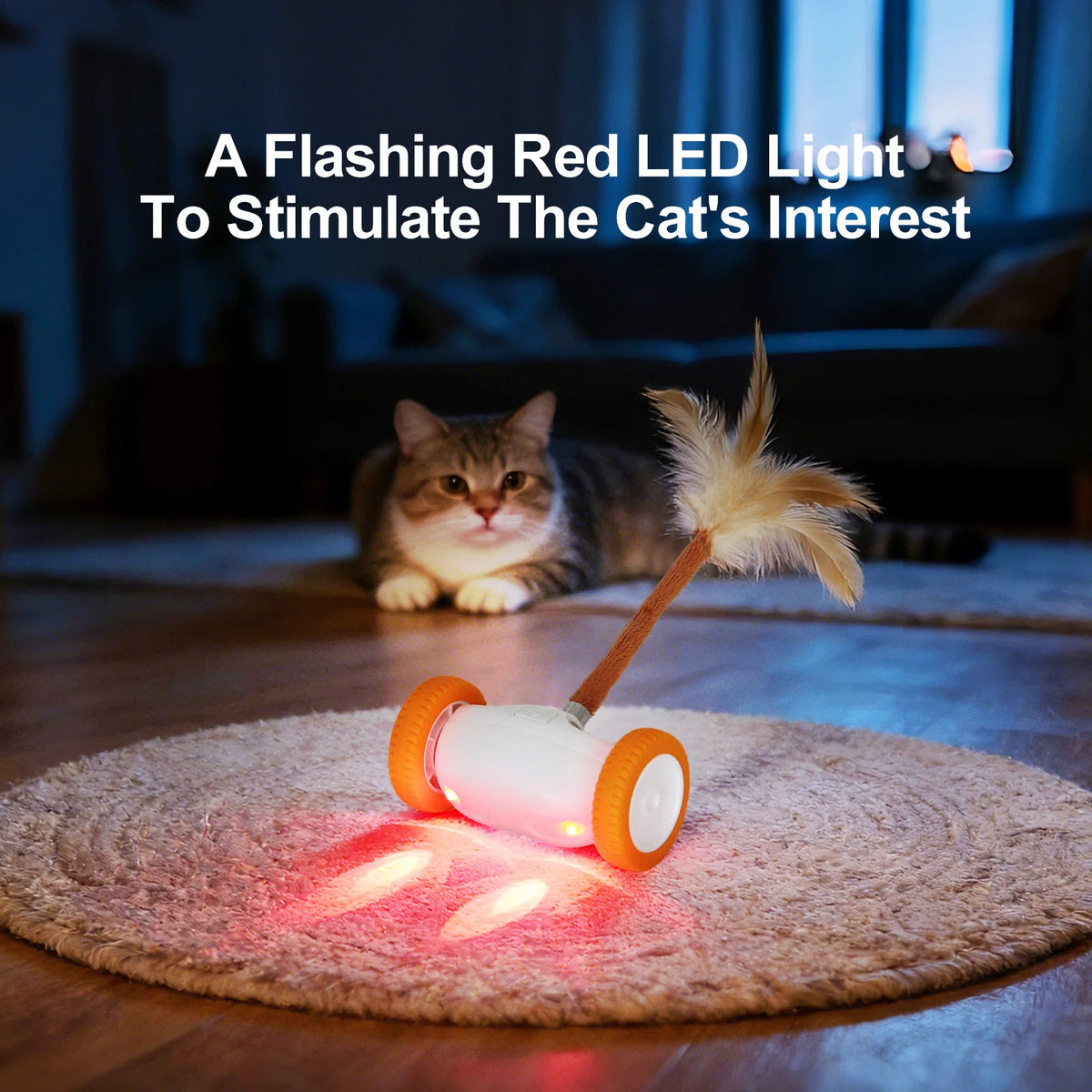 ZoomPaw – Electric LED Cat Teaser 😼⚡