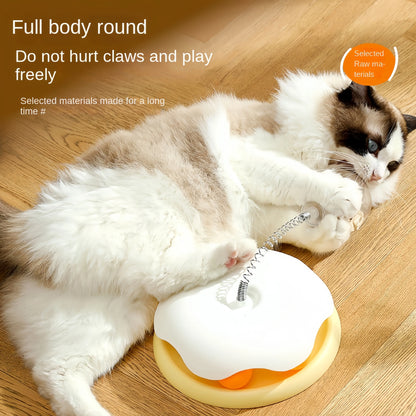 Cat Puzzle Food Leaking Ball Toy – Interactive Treat Feeder for Cats and Dogs