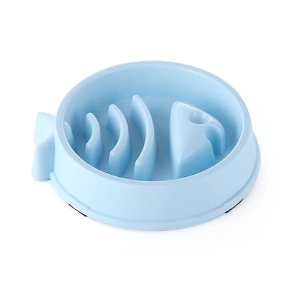 Pet Slow Feeding Bowl - Anti-Choking, Non-Slip Bowl for Cats & Dogs