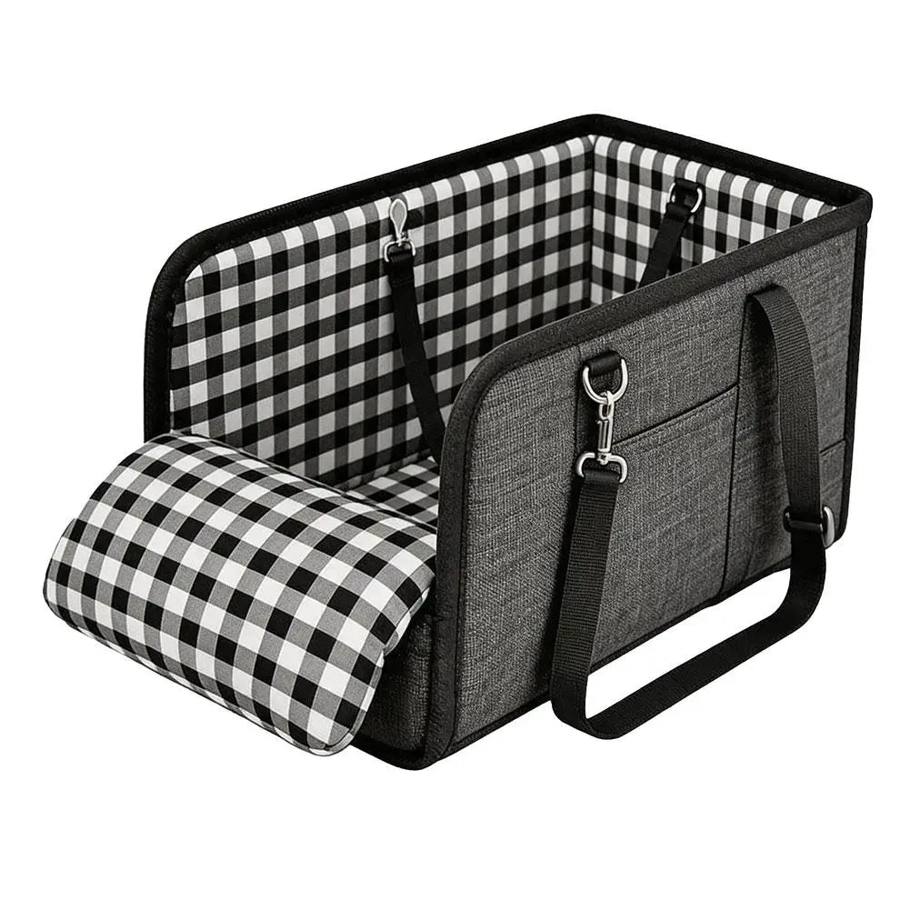 CozyRide – Console Pet Car Seat 🐶🚗