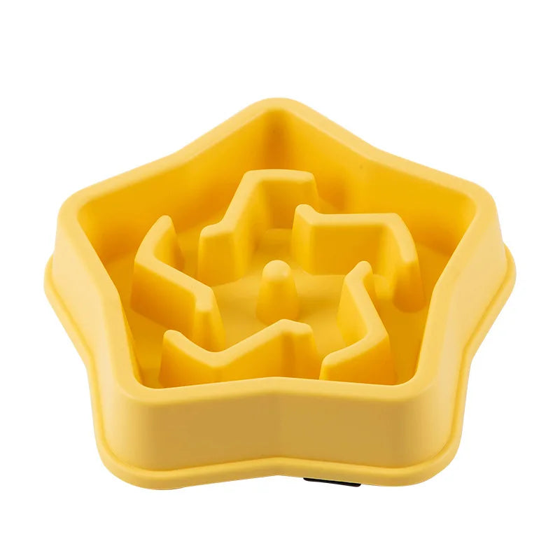 Pet Slow Feeding Bowl - Anti-Choking, Non-Slip Bowl for Cats & Dogs