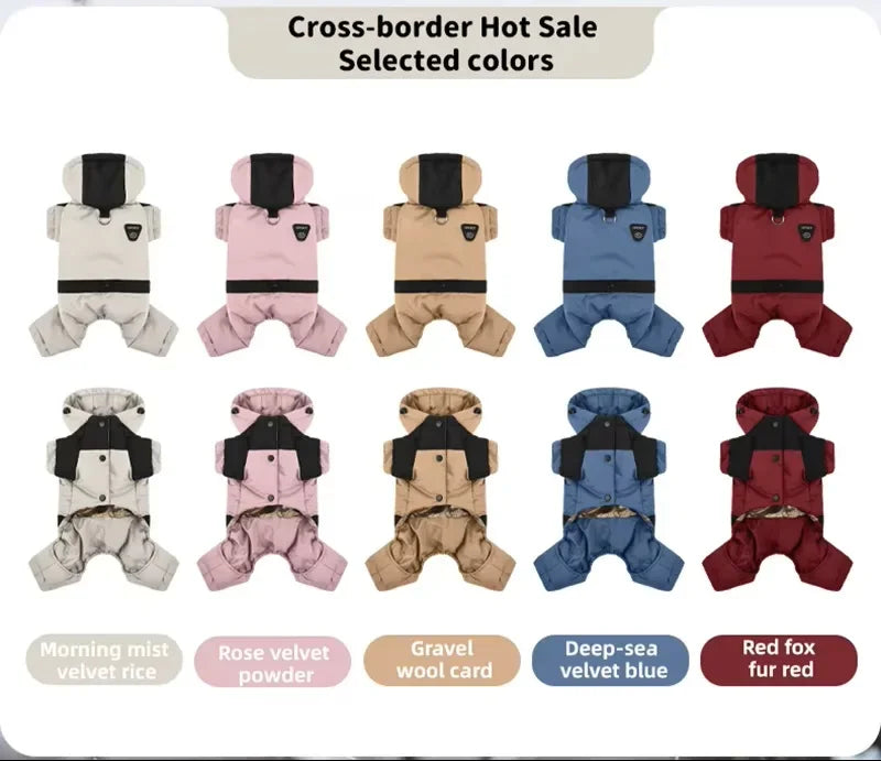 SnowCoat – Hooded Winter Dog Jacket 🧥❄️