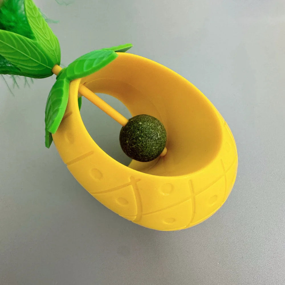 Interactive Cat Wobbler Teaser Wand – Catnip Toy