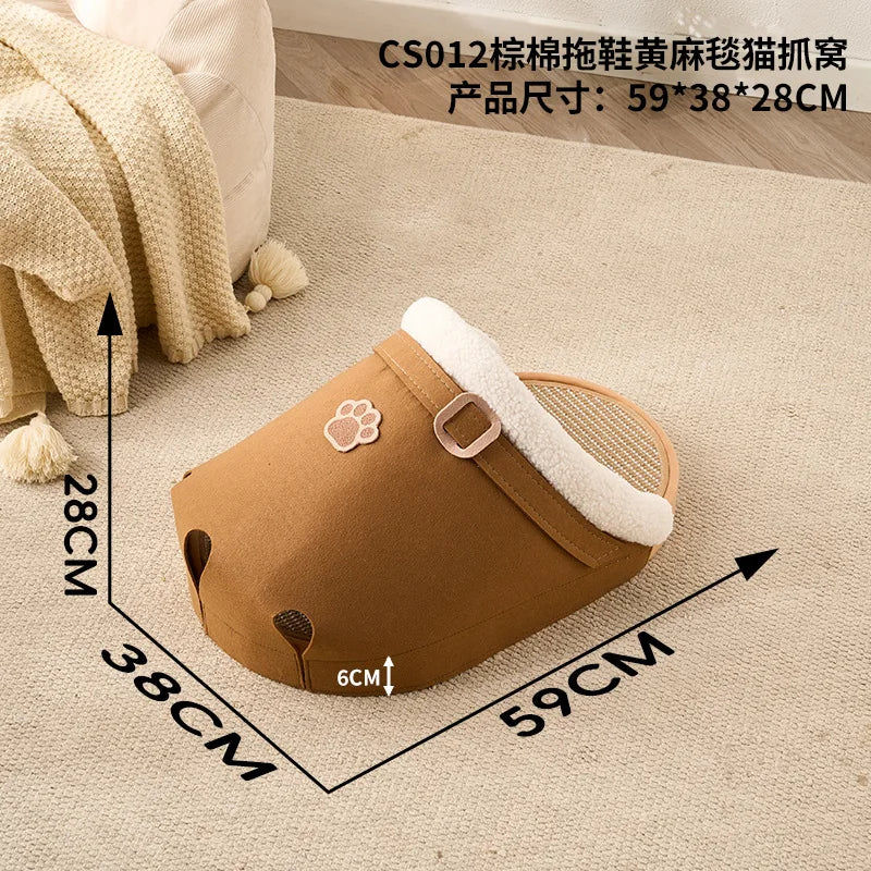 Shoe-Shaped Cat Scratcher & Lounger 👟🐱