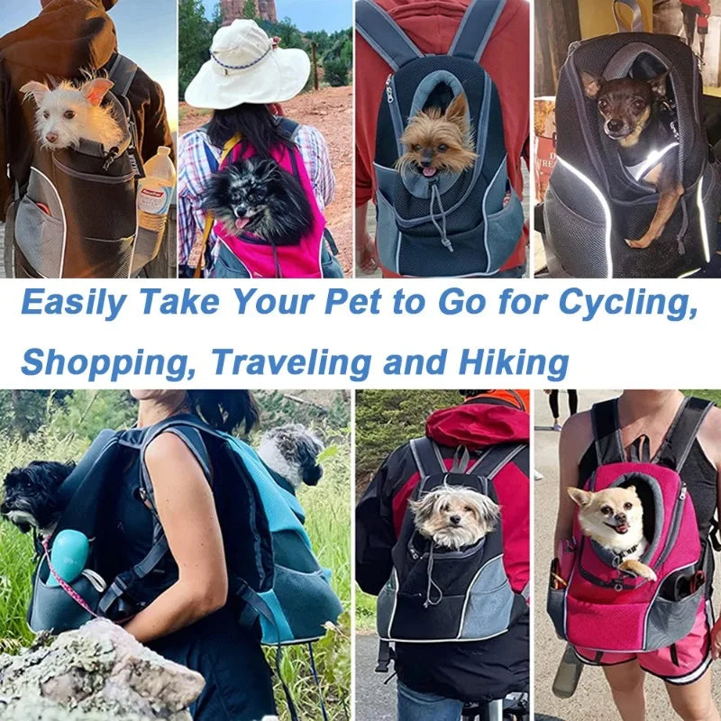 FrontPaws – Breathable Pet Carrier Backpack 🎒🐕