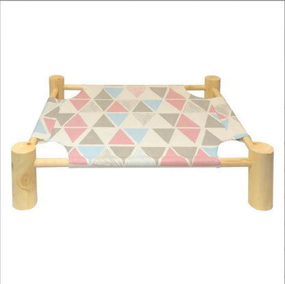 PawHaven - Wooden Pet Hammock Bed