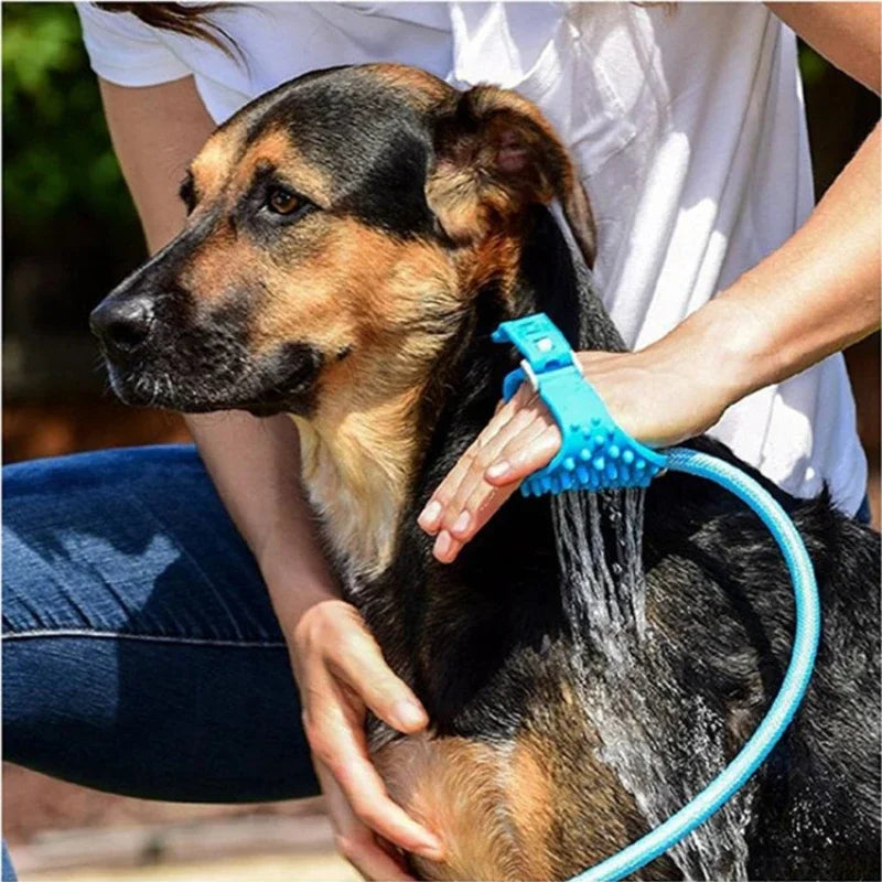 SudsBrush – Pet Shower Brush with Long Hose 🚿🐕