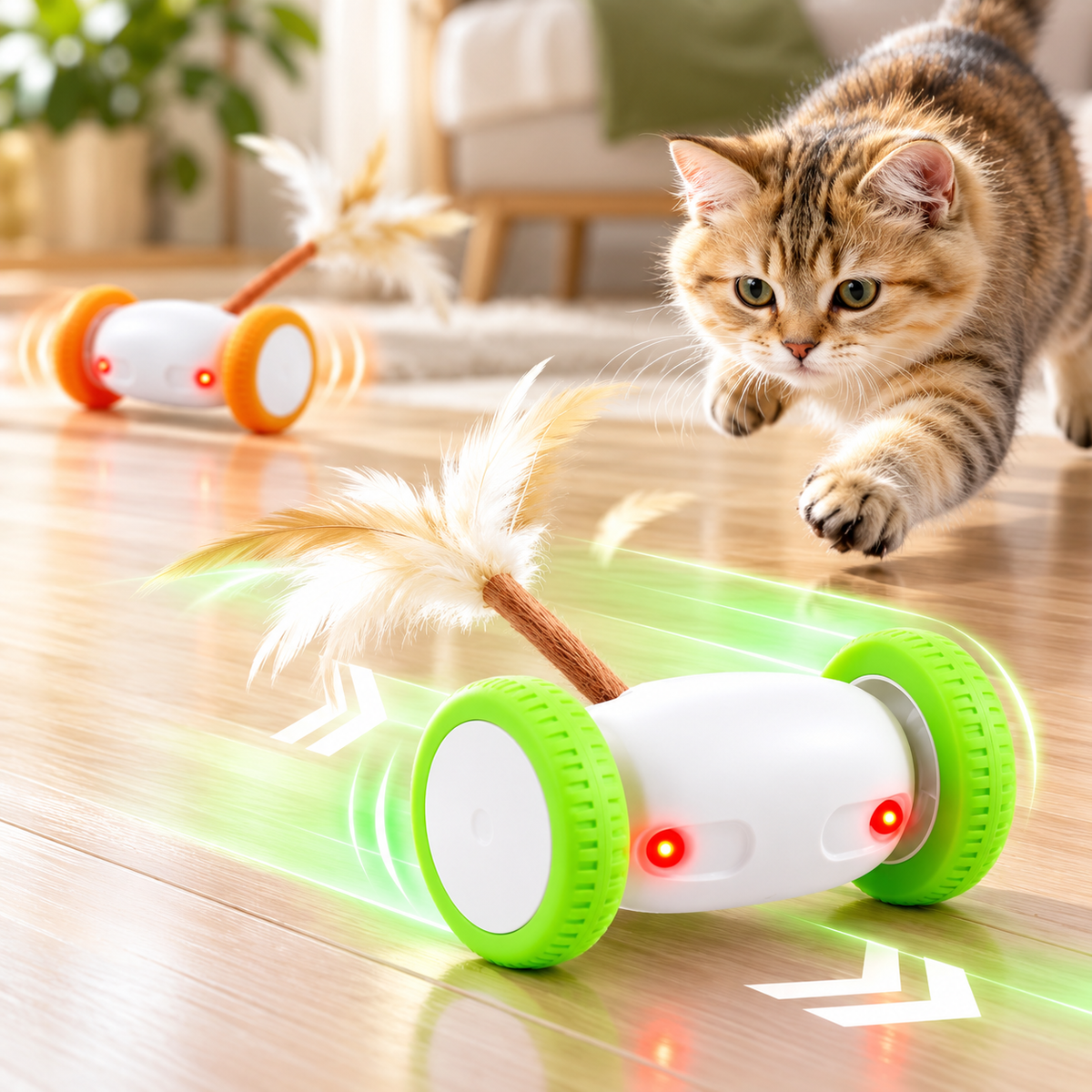 ZoomPaw – Electric LED Cat Teaser 😼⚡